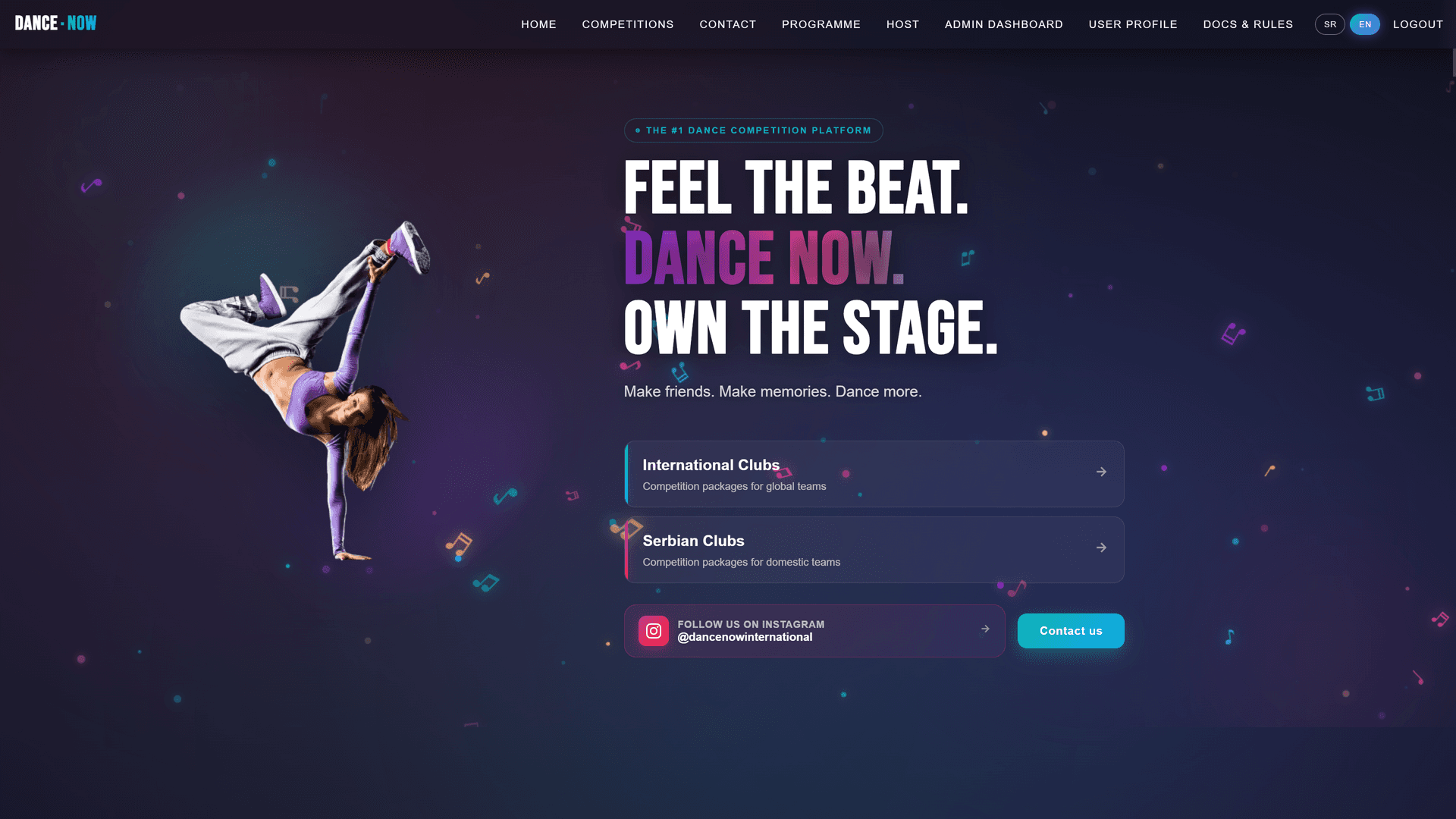 Dance Now Portal